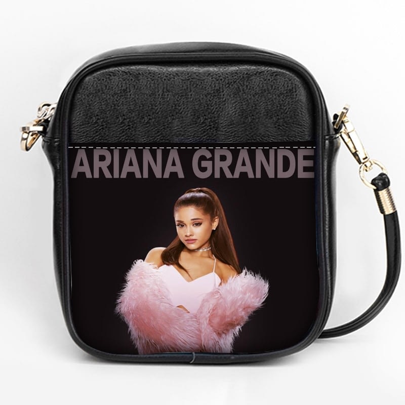 Ariana Grande fashion Sling Bag Women Sling Shoulder Bags Leather Mini Girls Tote Party Bag DIY ...